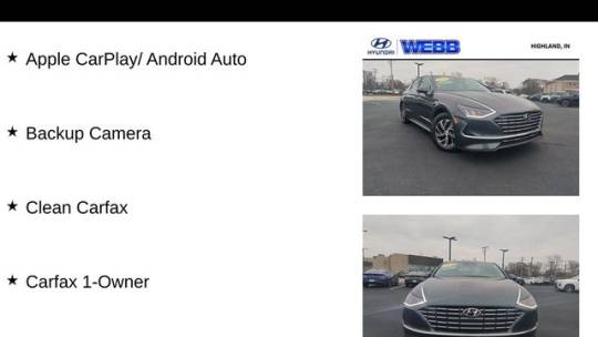 2022 hyundai sonata hybrid blue