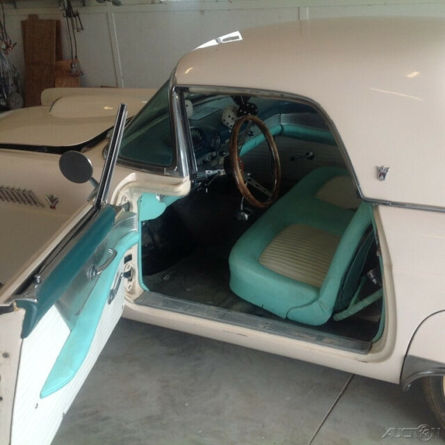 1955 ford thunderbird coupe 312ci 8-cylinder 2-spd automatic 138000 miles