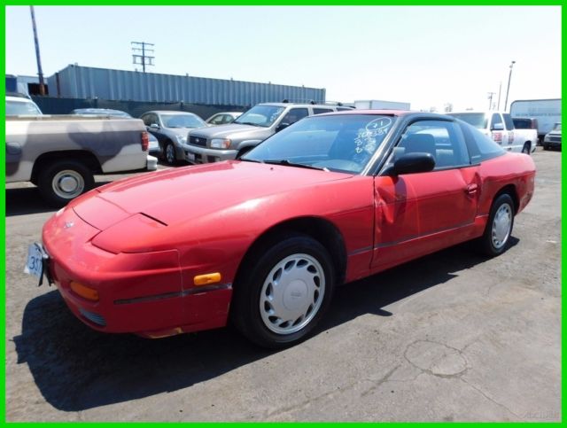 c 1993 nissan 240sx 2.4l i4 16v automatic coupe no reserve