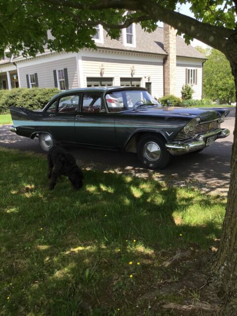 1957 plymouth belvedere sedan grey rwd automatic