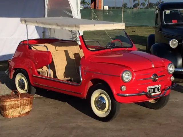 fiat 600 jolly guia replica identica totalmente a nuevo en chasis modelo 1964