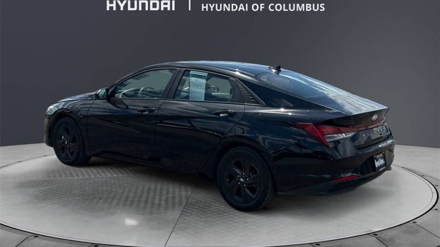 2022 hyundai elantra hybrid blue