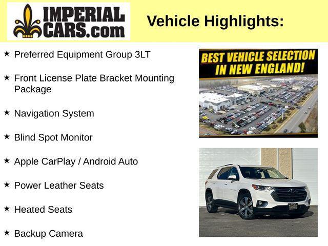 2018 chevrolet traverse lt leather