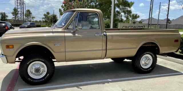 1968 gmc sierra pickup brown 4wd automatic custom