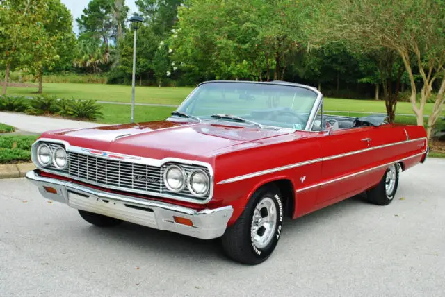 1964 chevrolet impala convertible 4-speed super clean classic muscle