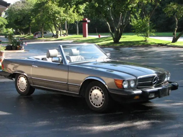 1983 mercedes benz 380sl^convertible^excellent^nu paint,engine,trans,interior^nr
