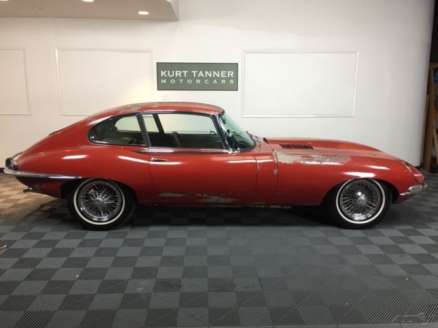 1968 jaguar e-type xke 2+2 coupe, series 1.5. 4.2l. automatic. chrome wires