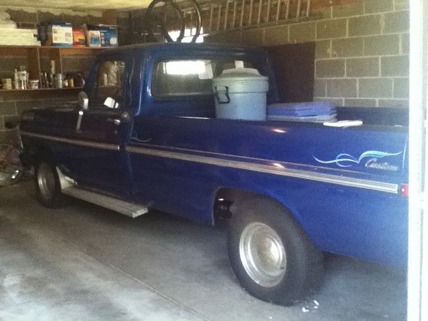 1970 ford f100 long bed pickup truck 360cu in, standard, stored past 10 years!