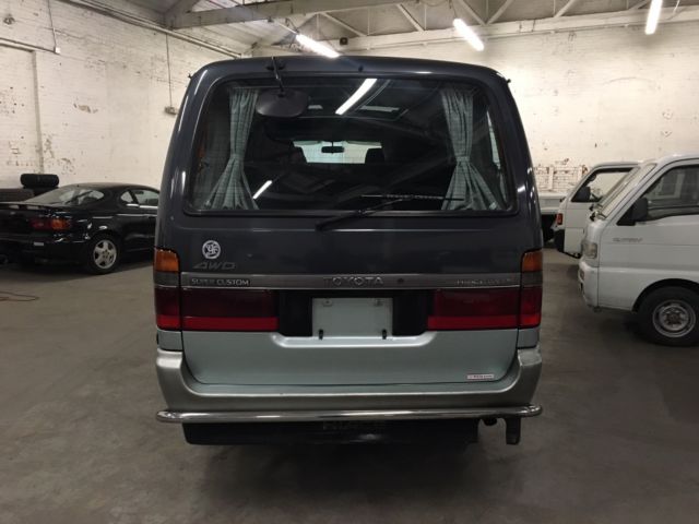 japanese import 1991 toyota hiace wagon 4wd turbo diesel super custom no reserve