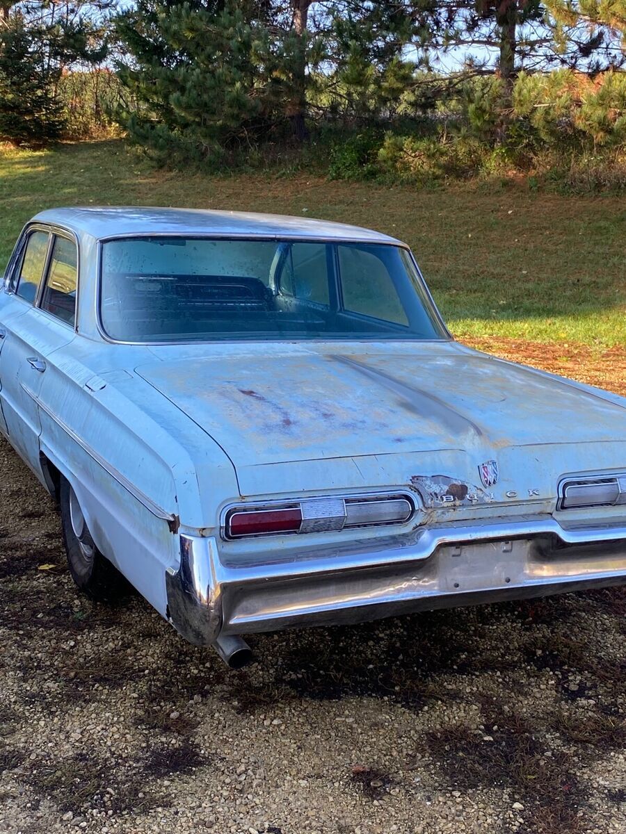 1962 buick le sabre sedan blue rwd automatic base