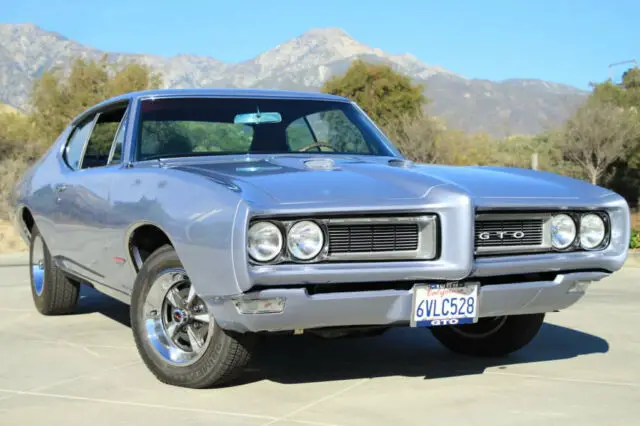1968 pontiac gto in silver nicely restored / numbers matching cnc motors upland