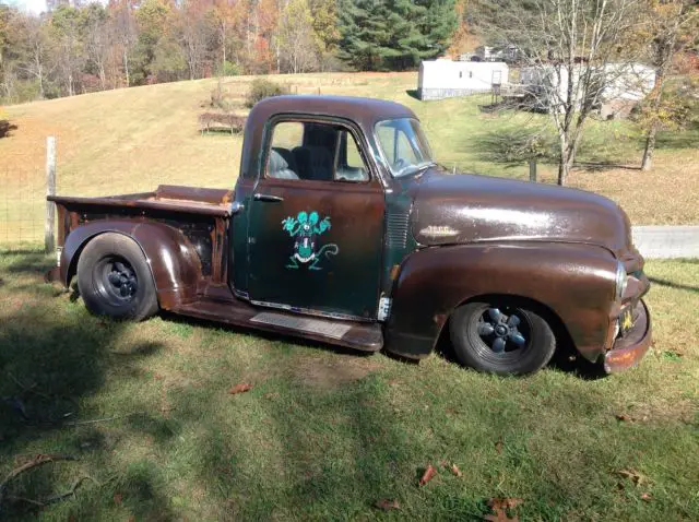 1954 chevrolet rat rod truck (good driver for local cruisins)