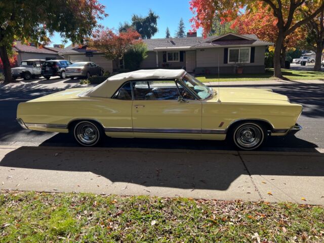1967 ford galaxy convertible yellow rwd automatic 500
