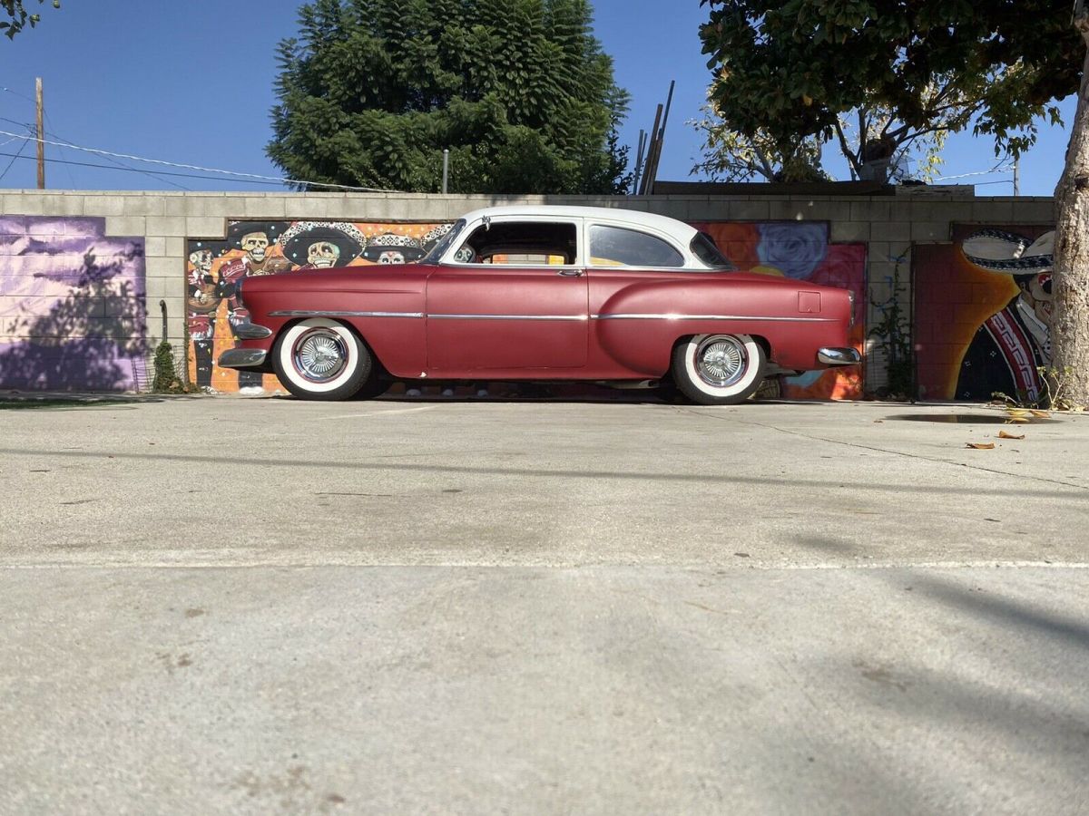 1954 chevrolet delray red rwd automatic