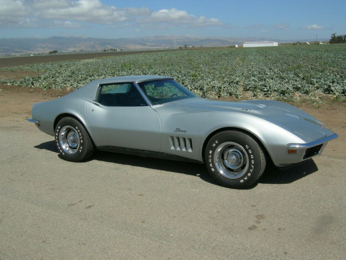 1969 corvette with a factory 427 muncie 4 speed trans and a positraction rearend