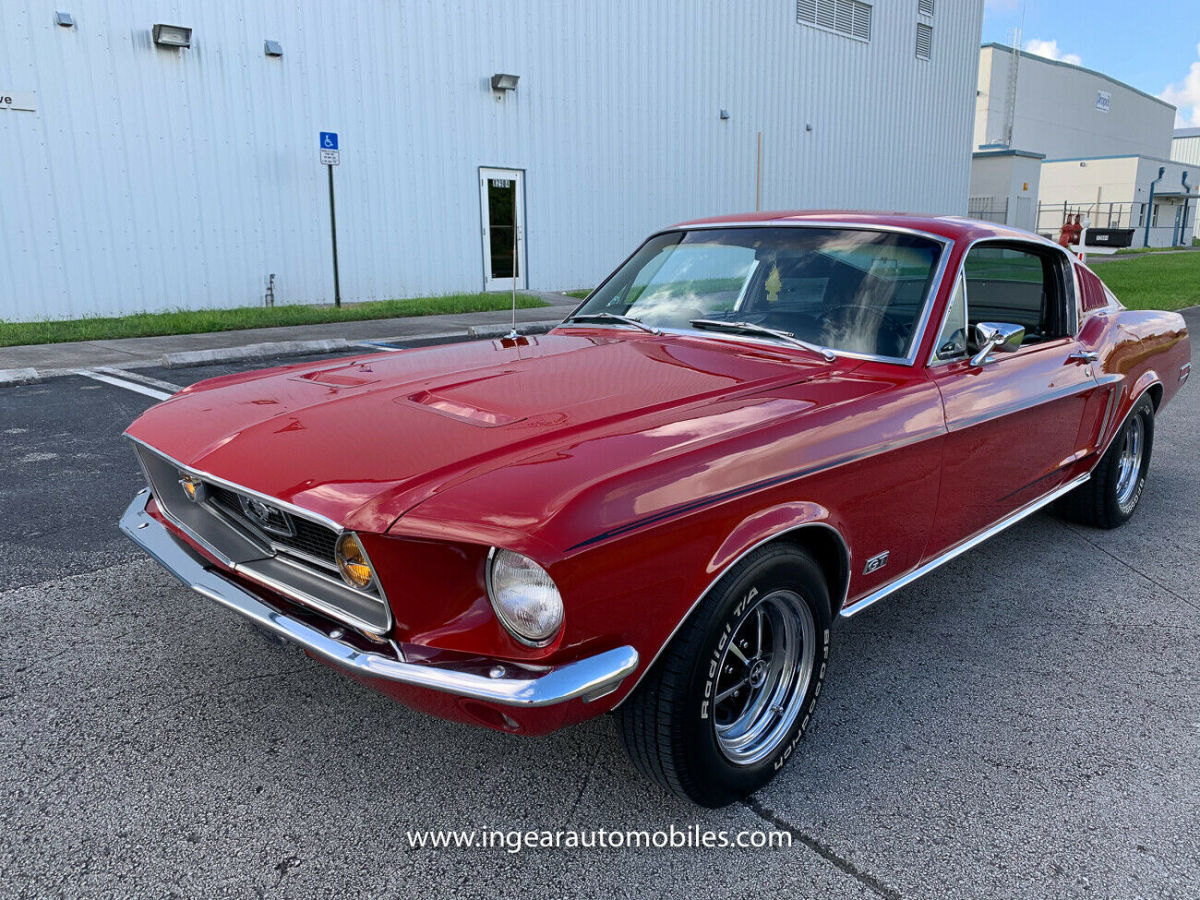1968 ford mustang fastback j code muscle car similar to 1967 1966 1965 gt350