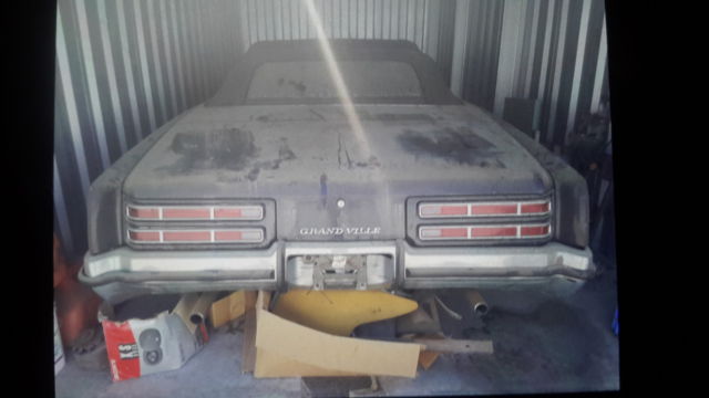 1972 pontiac grand ville convertable triple black