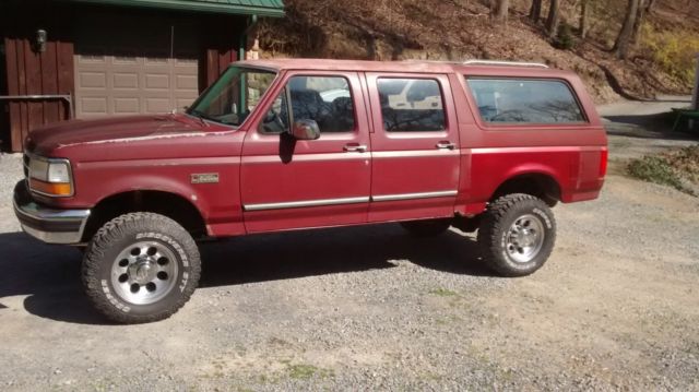 ford c-350 centurion conversion four door bronco one ton chassis