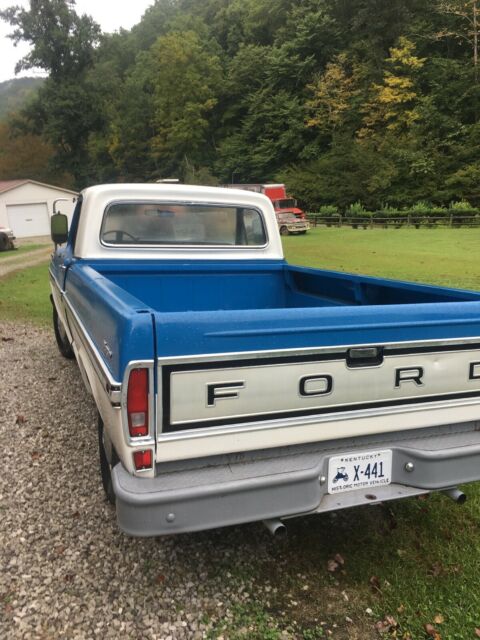 1972 f100 302 3 speed on column