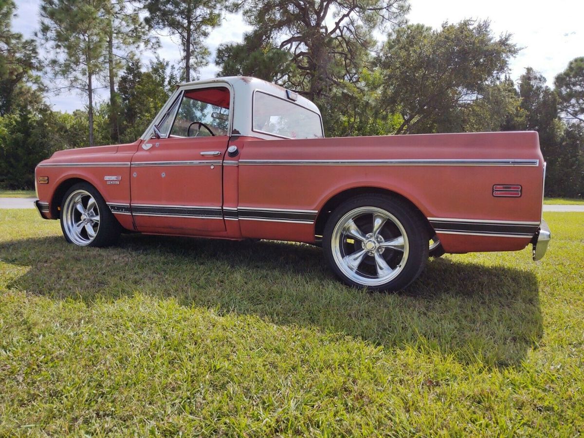 an amazing 1971 chevrolet c-10 cheyenne short bed w/ original patina paint