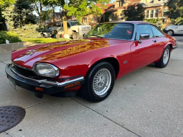 1992 jaguar xjs coupe red rwd automatic