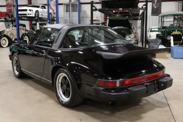 1984 porsche 911 8823 miles black coupe 3.2l h6 5 speed manual