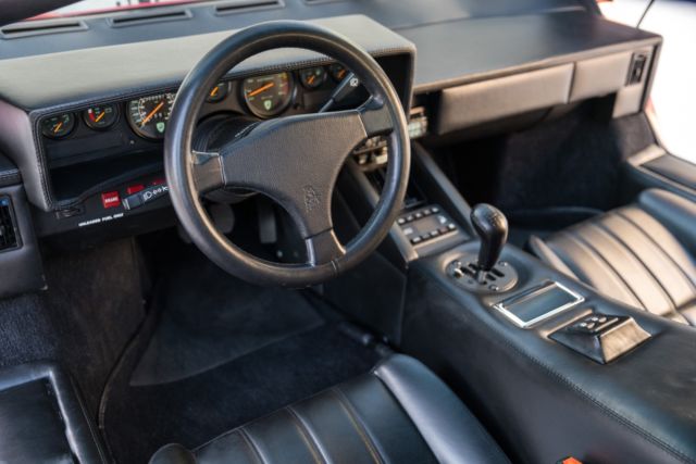 1989 lamborghini countach 25th anniversary, open mso, 579 original miles