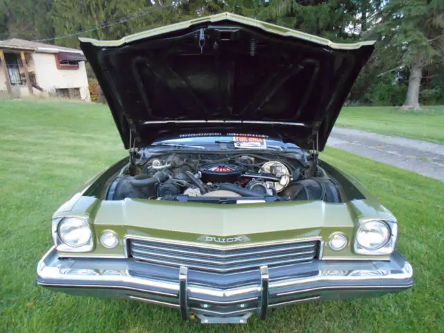 1973 buick century luxus 2 door coupe (nice)
