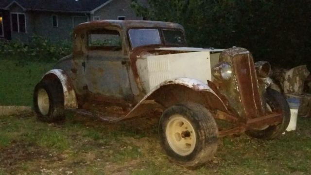 1933 chrysler 3 window coupe mopar not ford deuce 1932 1934 hot rat rod barn