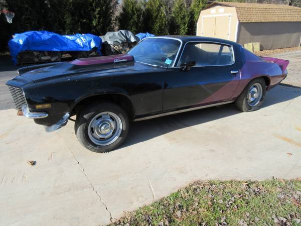 1970 camaro 4-speed split bumper 350 rebuilt motor not installed