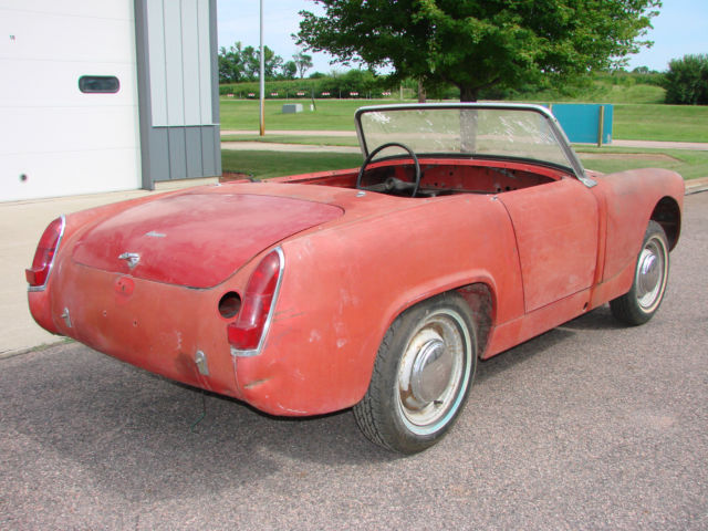 1963 austin healey sprite mkii an7 - original california car - solid & straight!