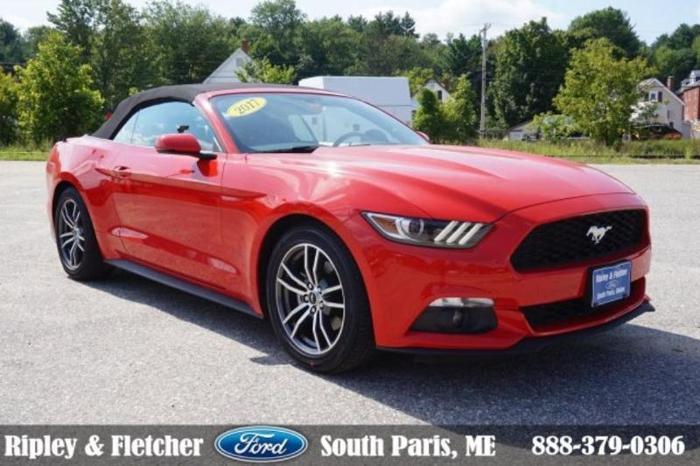 2017 ford mustang ecoboost premium ecoboost premium 2dr convertible for sale in south paris, maine