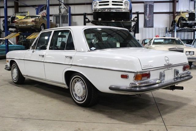 1971 mercedes-benz 280se 53703 miles papyrus white sedan 2.8 i6 automatic