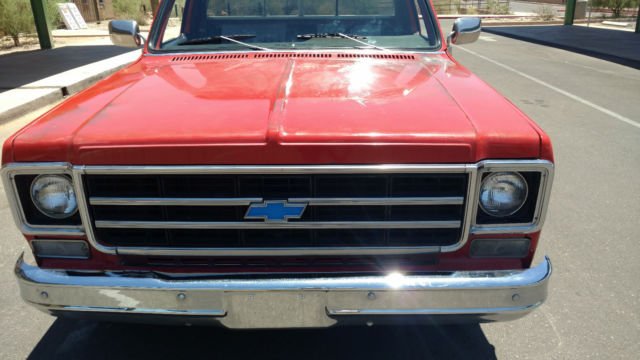 1979 chevy c10 custom deluxe short bed original paint pickup