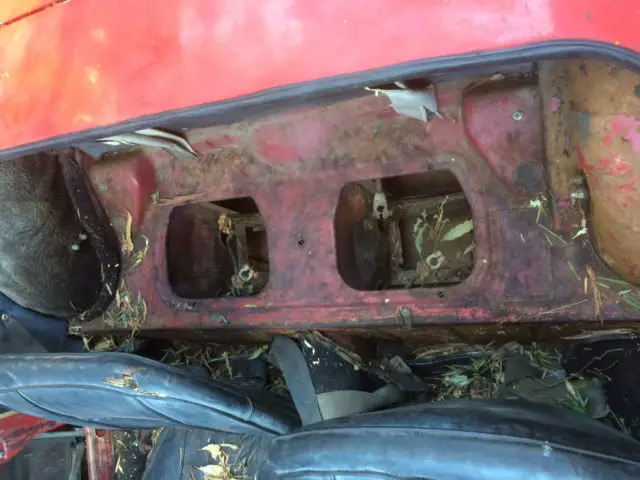 red classic california roadster/rebuilt engine/pull handleez restore-low reserve