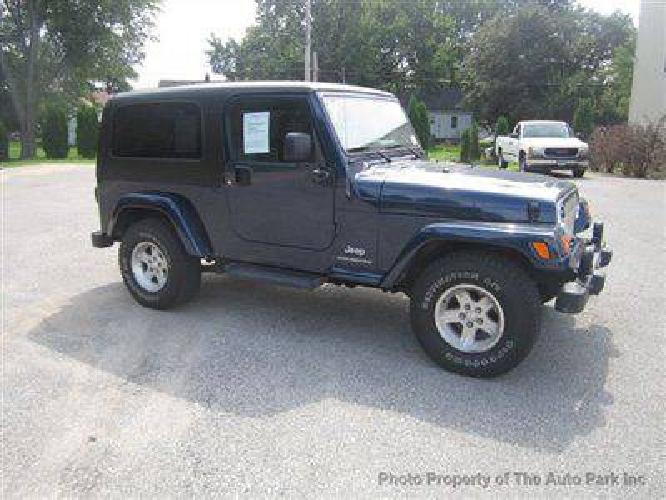 used 2005 jeep wrangler hardtop 4x4 suv, 68,393 miles in plymouth, in