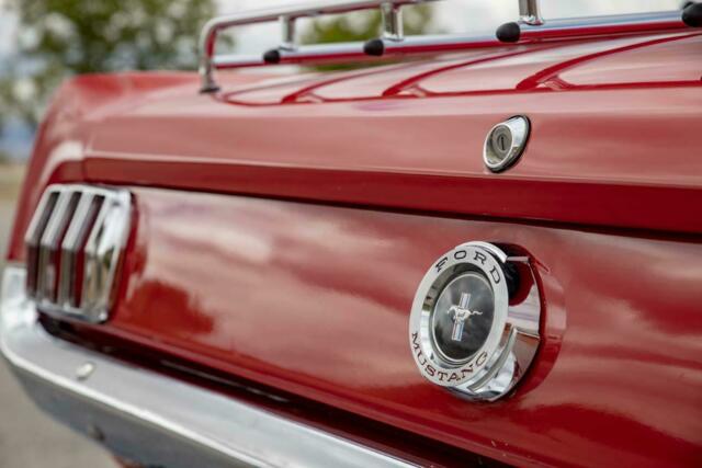 nicely restored 1965 ford mustang convertible a-code 4spd a/c pwr top disc brake