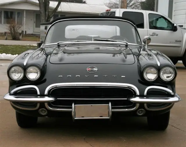 1962 corvette #'s matching 300hp triple black