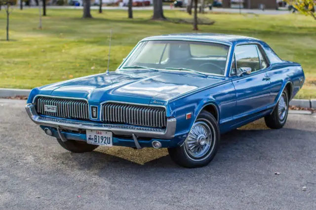 1967 mercury cougar hard top coupe nordic blue no reserve