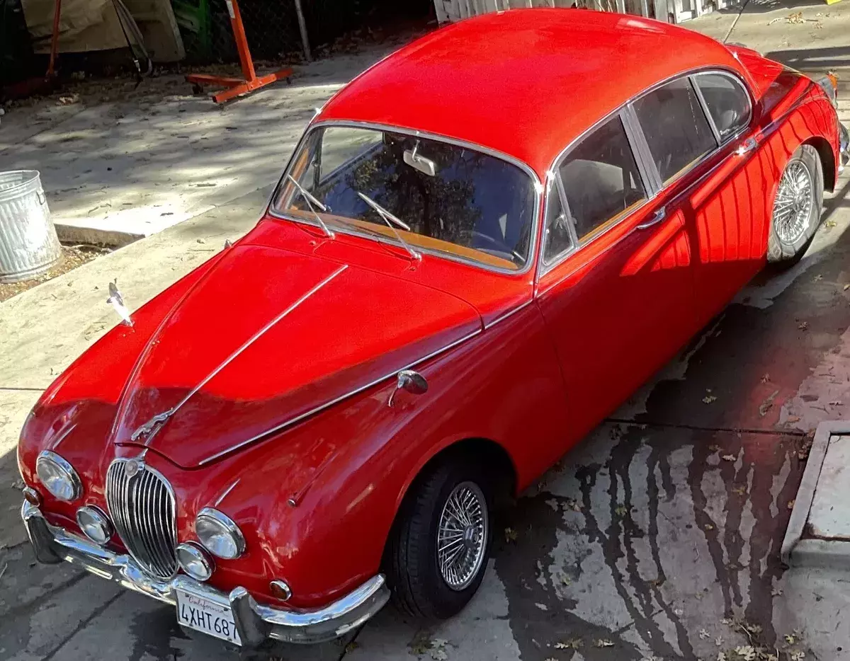 1960 jaguar mk ii 3.8 red