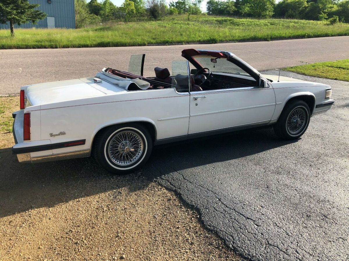 1988 cadillac de ville coachbuilders convertible 60k original miles