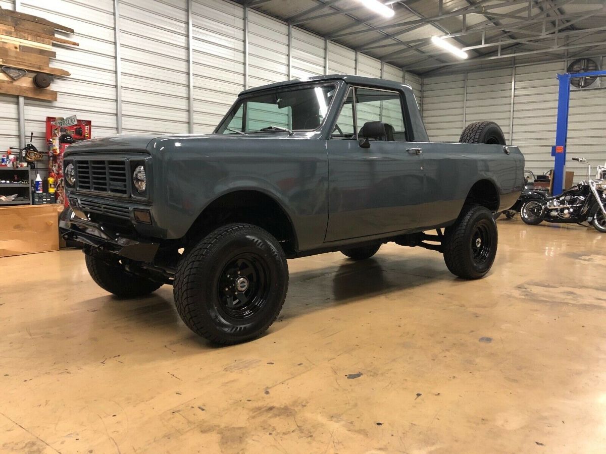 1976 scout ii terra "ralley" 345 motor destroyer grey daily driving show truck