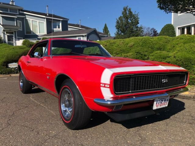 1967 chevrolet camaro real rs/ss red 350 4/sp southern car !!!