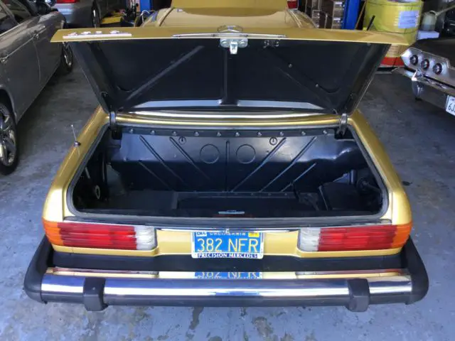mercedes benz; 1974 450sl convertable with pop top in excellent condition
