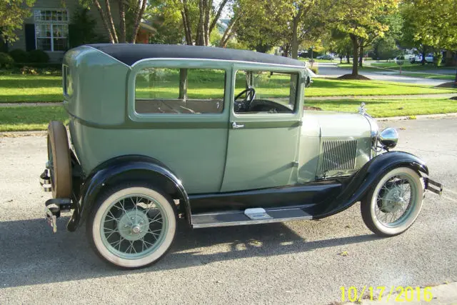 restored 1928 ford model a standard sedan