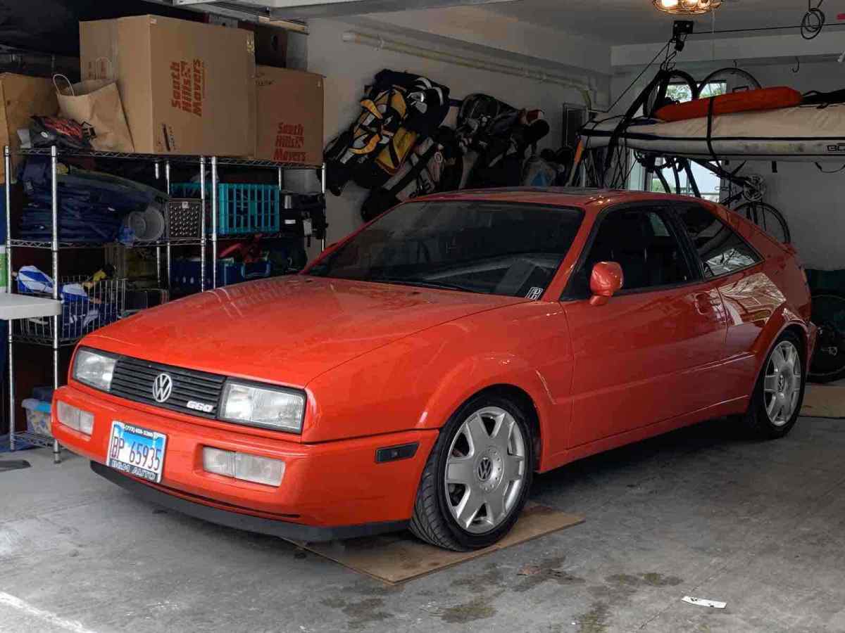 1991 volkswagen corrado coupe red fwd manual g60
