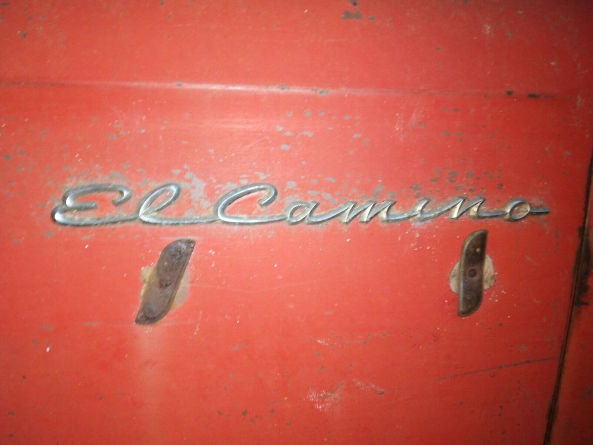 1959 chevrolet el camino pickup red rwd automatic deluxe