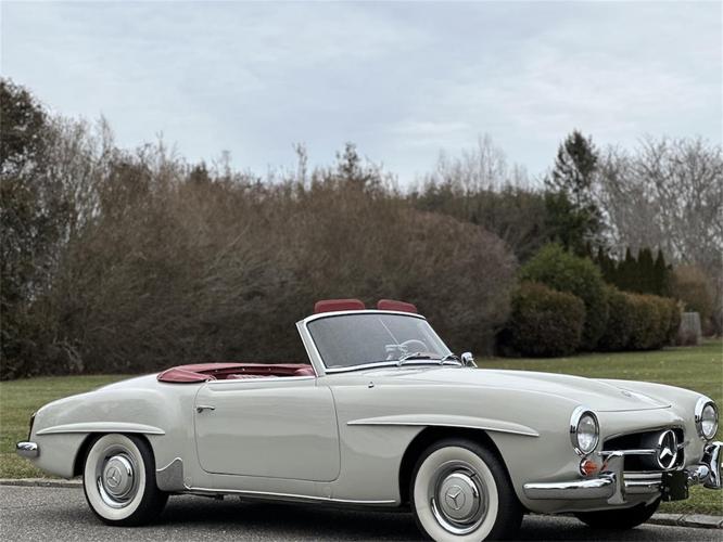 1963 mercedes-benz 190sl in southampton, new york
