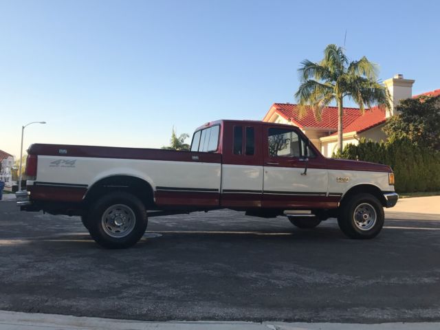 1990 ford f250 xlt lariat extra cab 4x4 diesel 7.3 liter