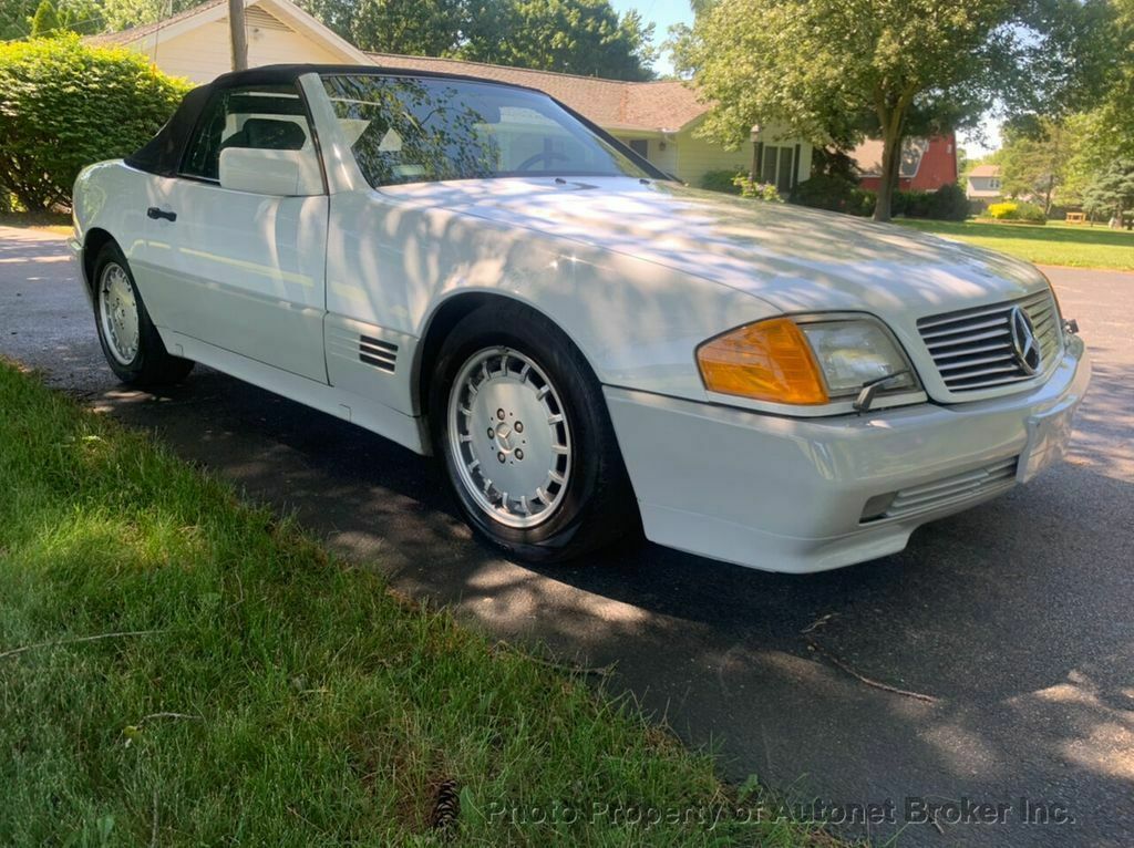 1990 mercedes benz 300sl/low miles!white!nice!wow!rare!with hardtop!